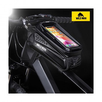 Vodotěsné pouzdro WildMan MS77 na rám kola černé 1L 5