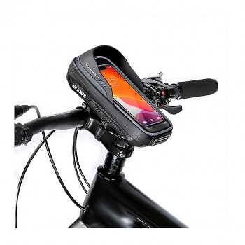 Vodotěsné pouzdro WildMan ES16 na řídítka kola černé 0,5L2