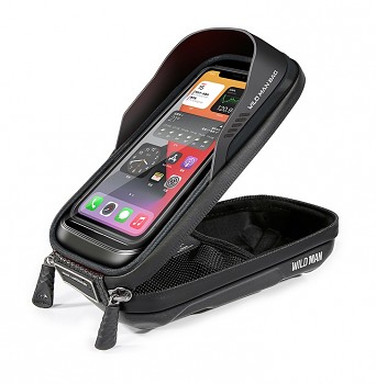 Vodotěsné pouzdro WildMan ES16 na řídítka kola černé 0,5L 3