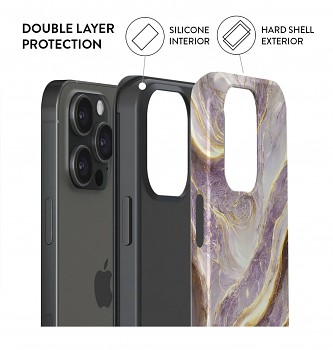 Zadní pevný kryt AURIX MagSafe na iPhone 13 Pro Amethyst 1