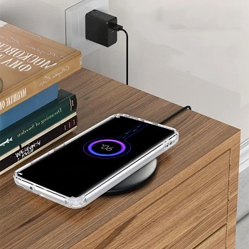 Zadní pevný kryt Clear Magnetic na Samsung S24 Plus průhledný 2