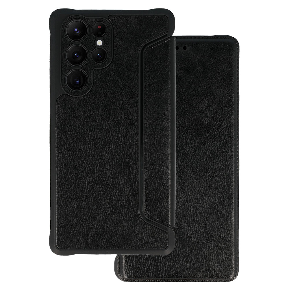 Levně Kožené pouzdro Razor Xiaomi Redmi Note 12 5G/Poco X5 černé