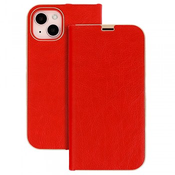 Pouzdro typu kniha s rámečkem pro Iphone 13 Pro červené