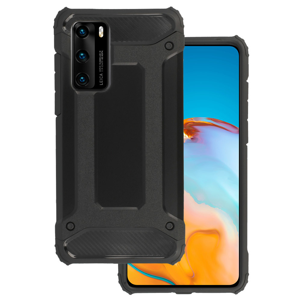 Levně Pouzdro Armor Carbon pro Huawei P40 Pro Black