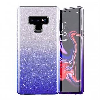 Zadní kryt pro XIAOMI MI 10/MI 10 PRO glitter stříbrno-modrý