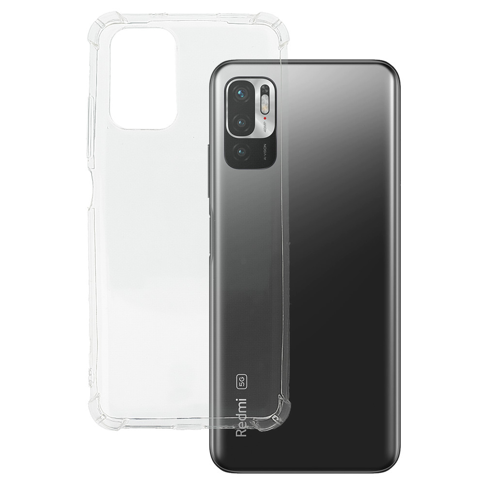 Levně Zadní kryt ANTI SHOCK 0,5mm pro Xiaomi Redmi Note 10/Note 10S/Poco M5S TRANSPARENT