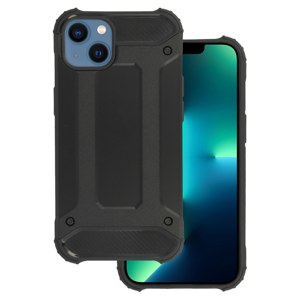 Levně Pouzdro Armor Carbon pro Iphone 13 Black