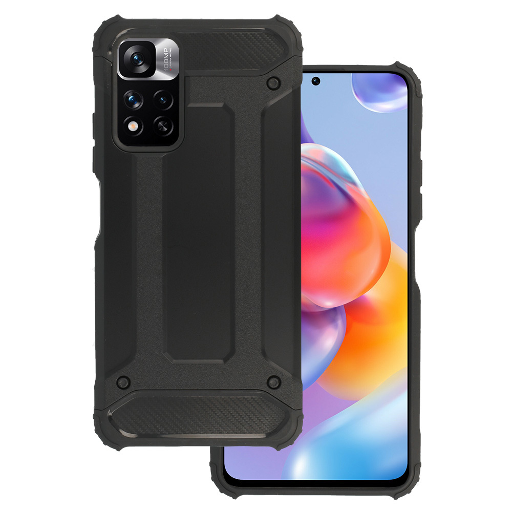 Levně Armor Carbon Case pro Xiaomi Redmi Note 11 5G/Note 11S 5G/Poco M4 Pro 5G Black