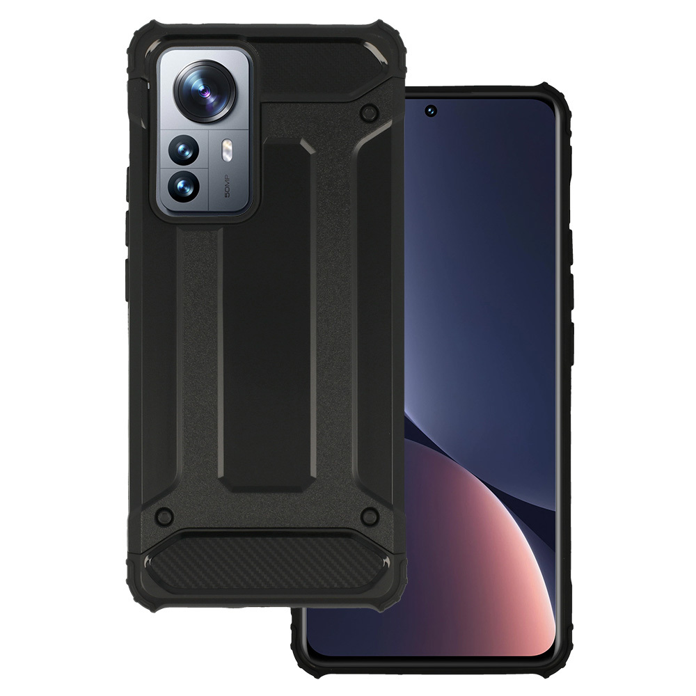 Levně Pouzdro Armor Carbon pro Xiaomi 12 Pro Black