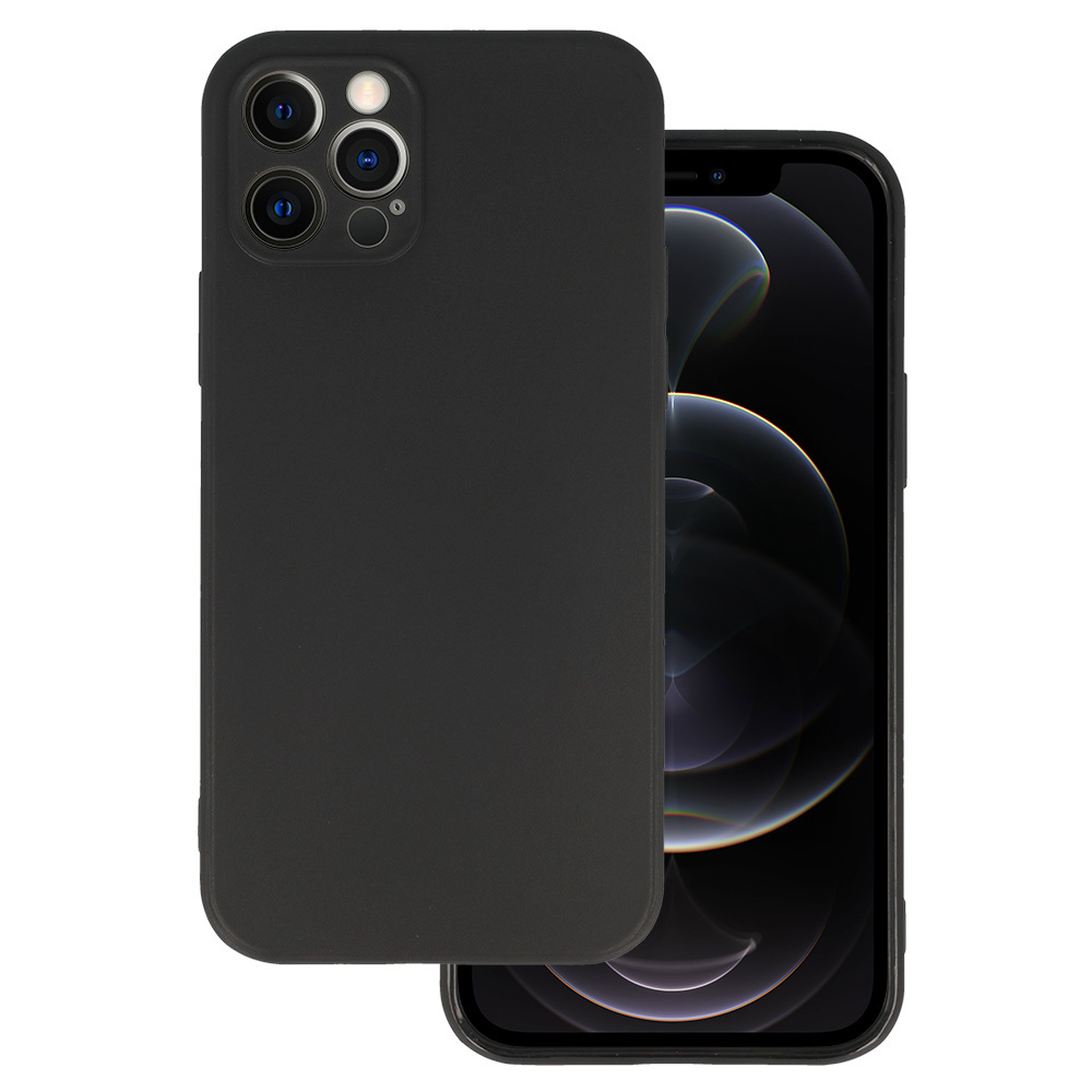Levně Zadní kryt MATT pro IPHONE 12 PRO Black