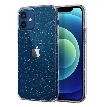 Pouzdro Crystal Glitter pro Iphone XR (6,1") Silver