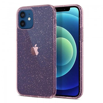 Pouzdro Crystal Glitter pro Samsung Galaxy A6 Plus 2018 Pink