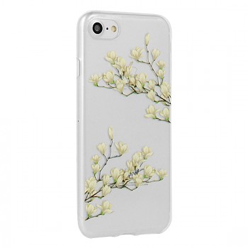 Silikonové pouzdro Telone Floral pro Iphone X/XS Magnolia