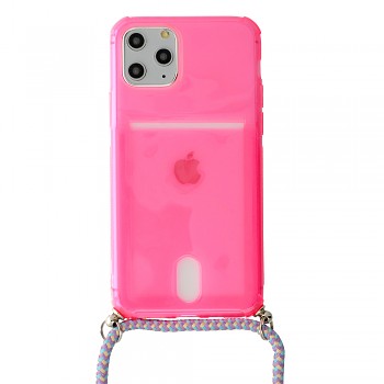 Pouzdro STRAP Fluo pro Iphone 12/12 Pro Pink