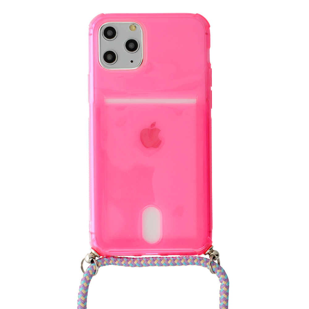 Levně Pouzdro STRAP Fluo pro Iphone 7/8/SE 2020/SE 2022 Pink