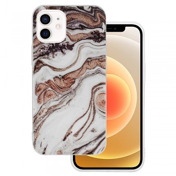 Mramorové třpytivé pouzdro pro Iphone 12 Mini Design 1