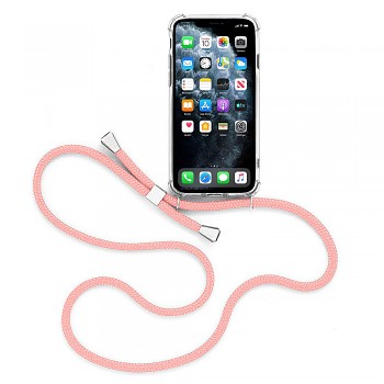 Pouzdro STRAP pro Samsung Galaxy A41 Pink