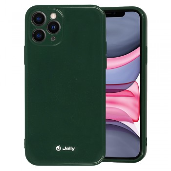 Jelly Case pro Samsung Galaxy S21 Ultra tmavě zelený