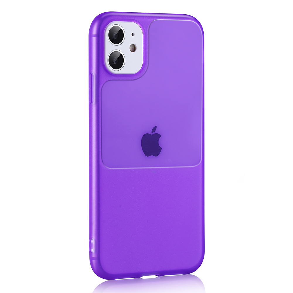 Levně Pouzdro TEL PROTECT s okénkem pro Iphone 12 Mini Purple