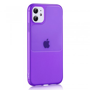 Pouzdro TEL PROTECT s okénkem pro Iphone 12 Mini Purple