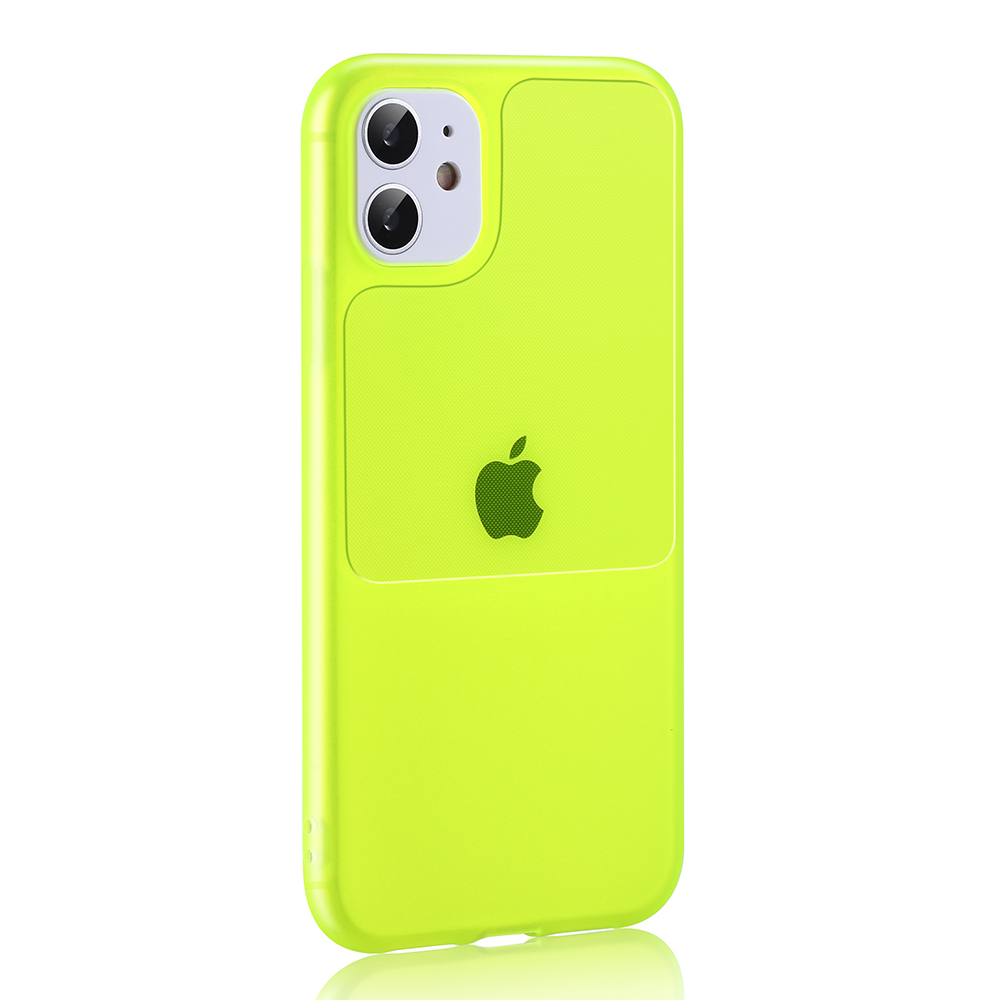 Levně Pouzdro TEL PROTECT s okénkem pro Iphone 12 Mini Lime