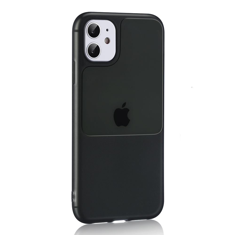 Levně Pouzdro TEL PROTECT s okénkem pro Iphone 12 Pro Max Black