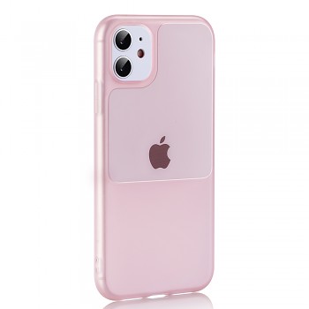 Pouzdro TEL PROTECT s okénkem pro Samsung Galaxy S21 Pink