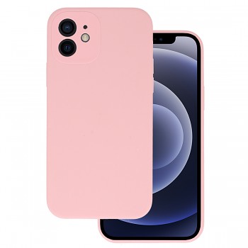 Pouzdro Vennus Silicone Lite pro Iphone 12 světle růžové