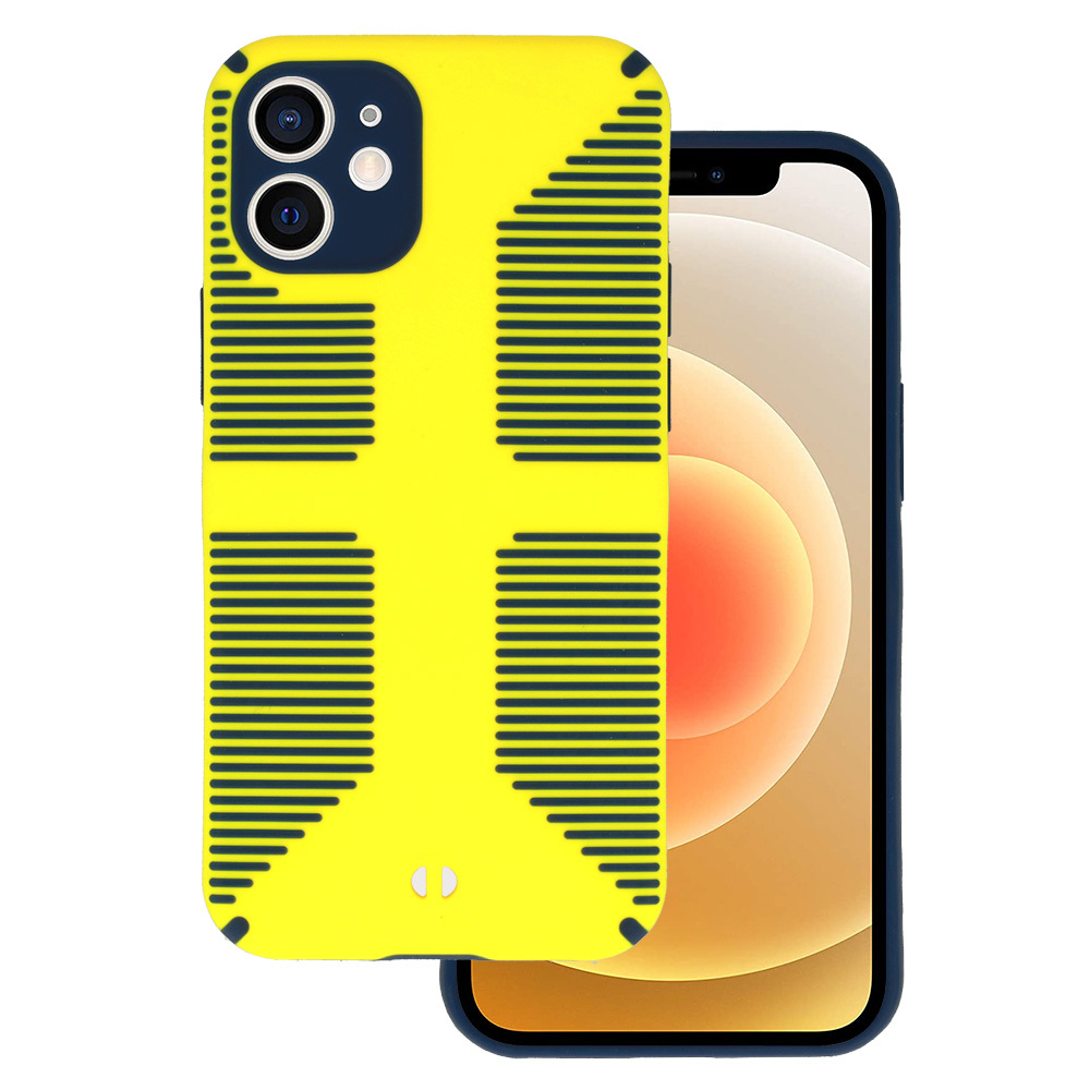 Levně Pouzdro TEL PROTECT Grip pro Iphone 12 Mini Yellow