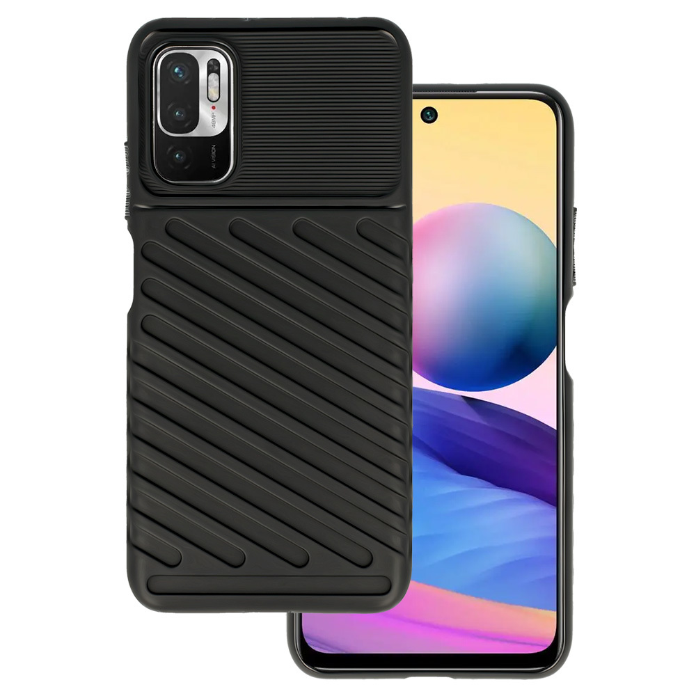 Levně Pouzdro Thunder pro Xiaomi Redmi Note 10 5G Black