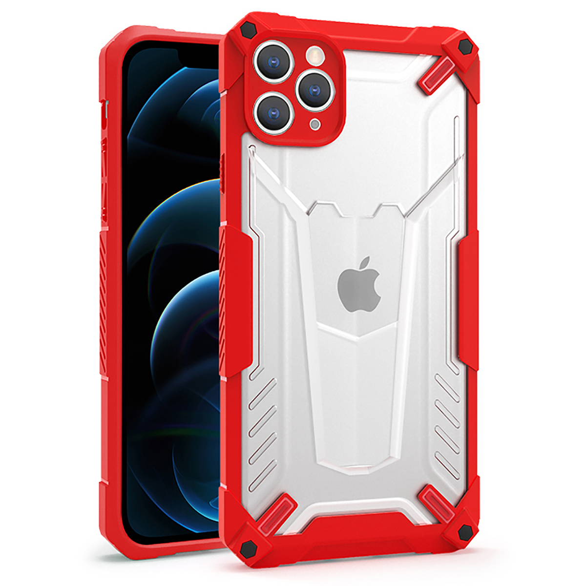 Levně Hybridní pouzdro Tel Protect pro Iphone 11 Pro Red