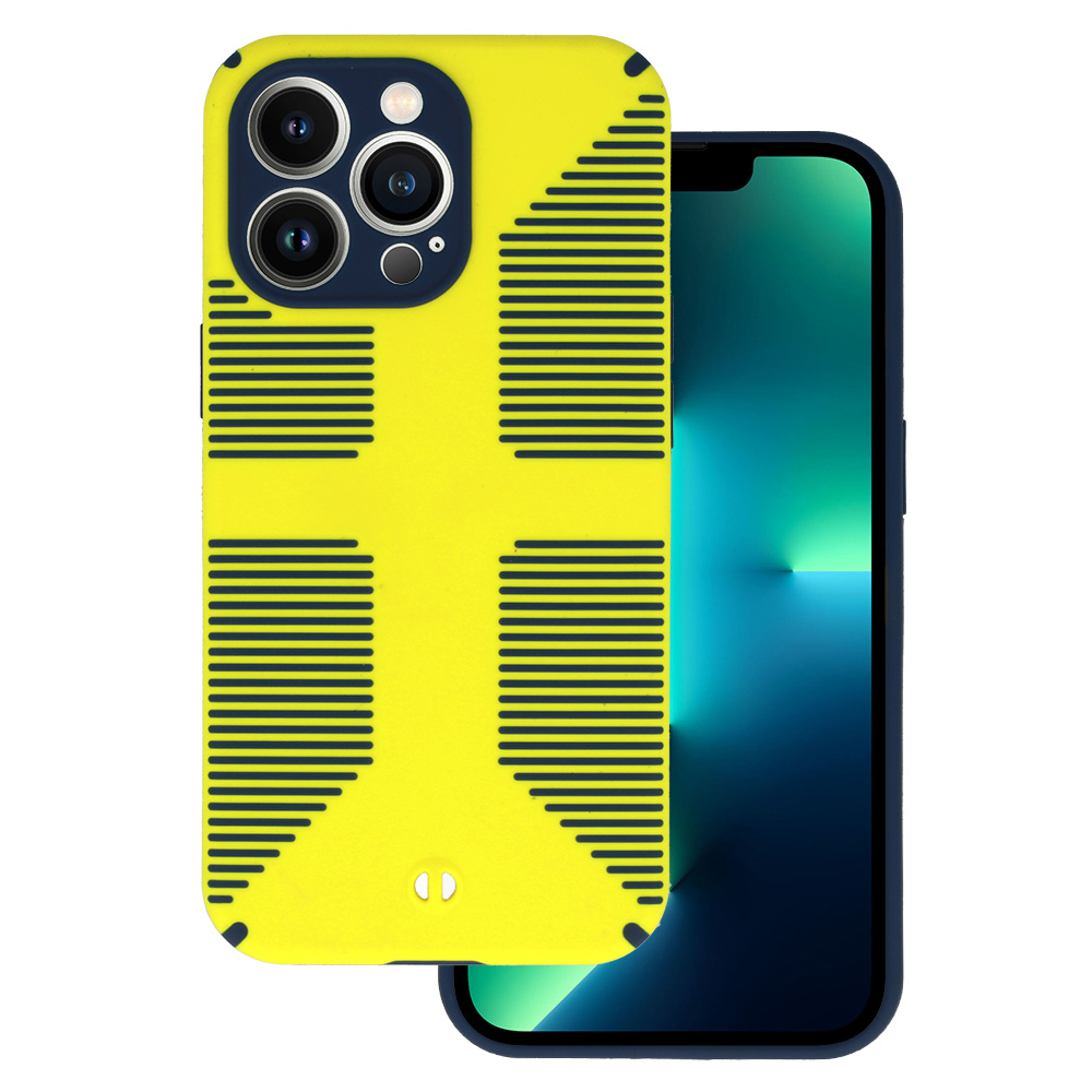 Levně Pouzdro TEL PROTECT Grip pro Iphone 13 Pro Yellow