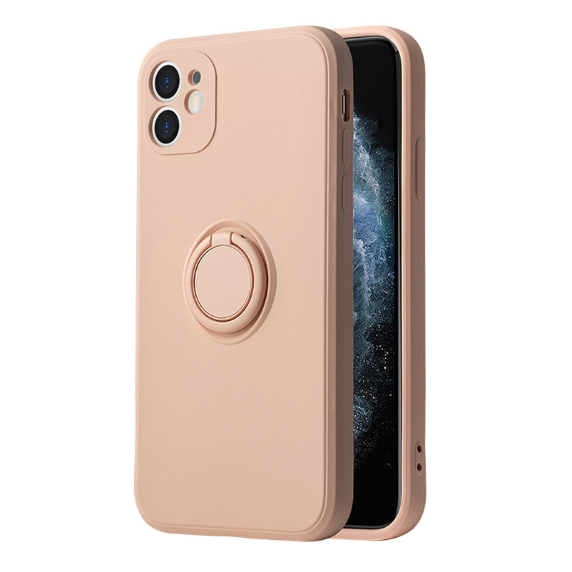 Levně Kryt Vennus s prstýnkem pro Iphone 11 Pro Světle růžový