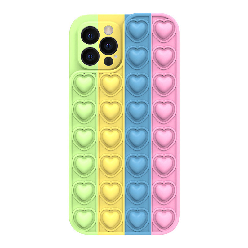 Levně Pouzdro Heart Pop It pro Iphone 11 color 4
