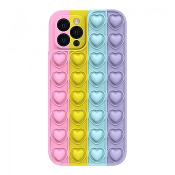 Pouzdro Heart Pop It pro Iphone 13 barevné 3