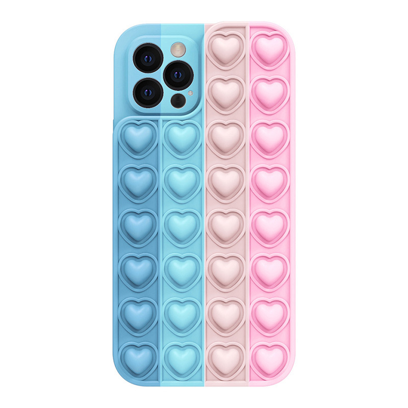 Levně Pouzdro Heart Pop It pro Iphone 13 Pro color 1