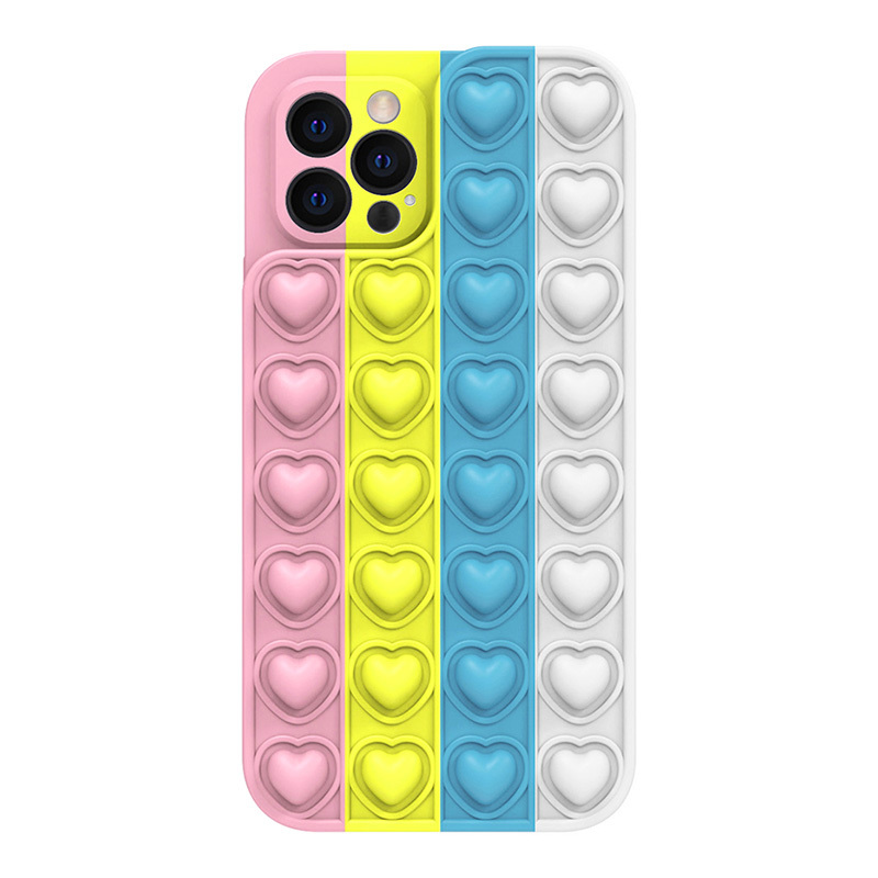 Levně Pouzdro Heart Pop It pro Iphone 13 Pro Max color 2