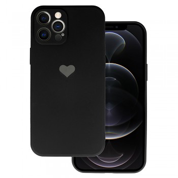 Vennus Silikonové pouzdro se srdcem pro Iphone 11 Pro design 1 černé