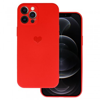 Vennus Silikonové pouzdro se srdcem pro Iphone 11 Pro design 1 červené