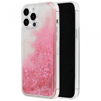 Pouzdro Liquid Heart pro Iphone 11 Pro Rose gold