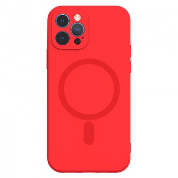 TEL PROTECT MagSilikonové pouzdro pro Iphone 13 Pro Max Red