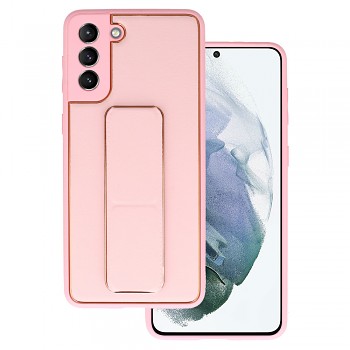 Pouzdro TEL PROTECT se stojánkem pro Samsung Galaxy S21 Plus Light pink
