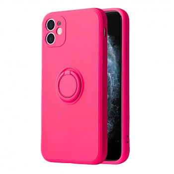 Kryt Vennus s prstýnkem pro Iphone 12 Pro Max růžový