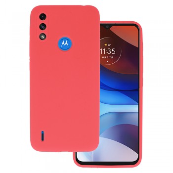 Vennus Silikonové pouzdro Lite pro Motorola Moto E7 Power/E7i Power broskvové barvy