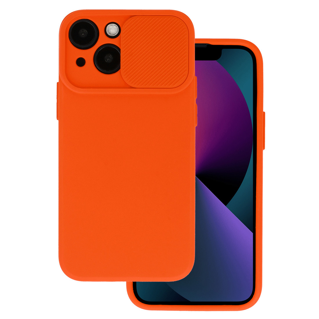 Levně Camshield Soft pro Iphone 14 Orange