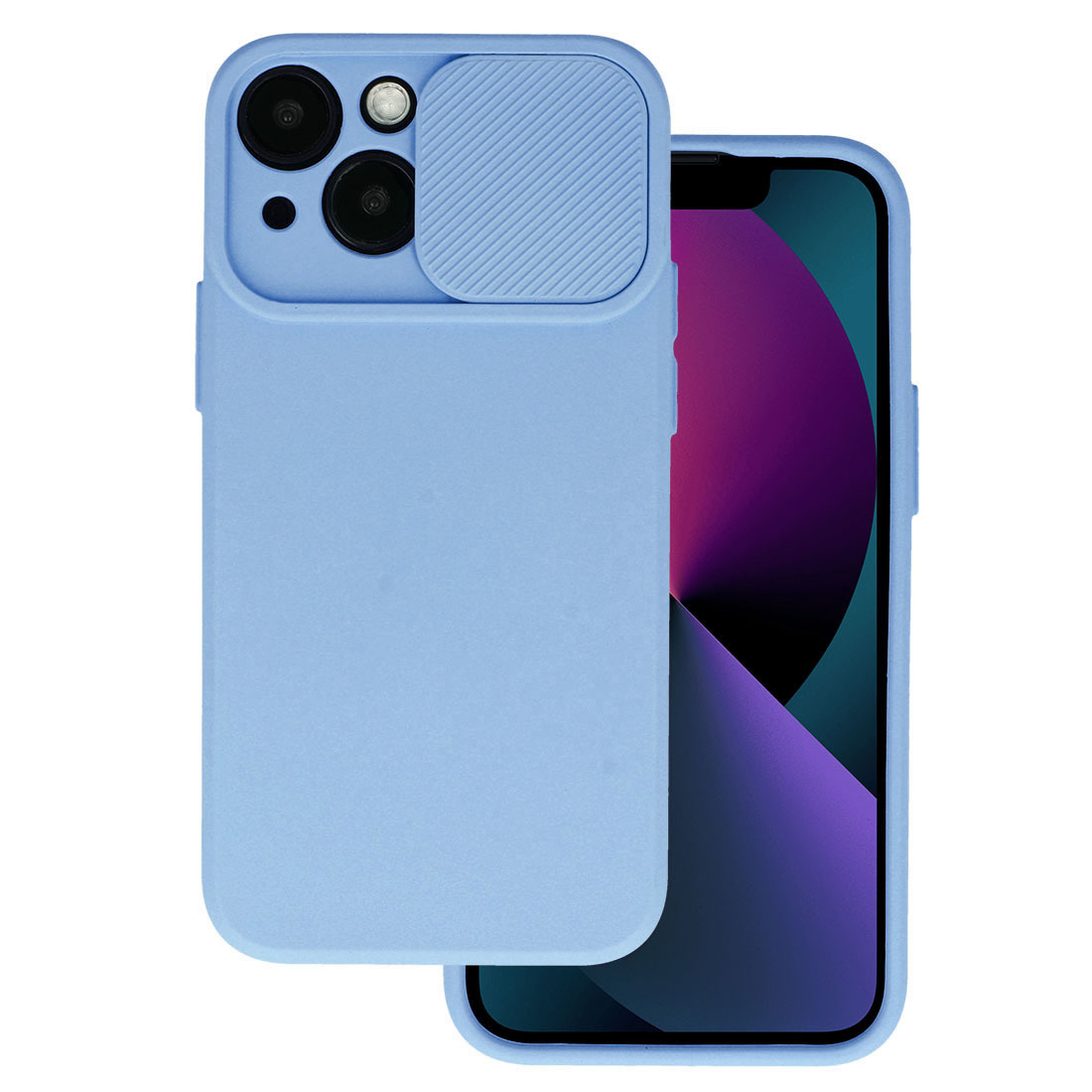Levně Camshield Soft pro Iphone 14 Plus Světle fialový