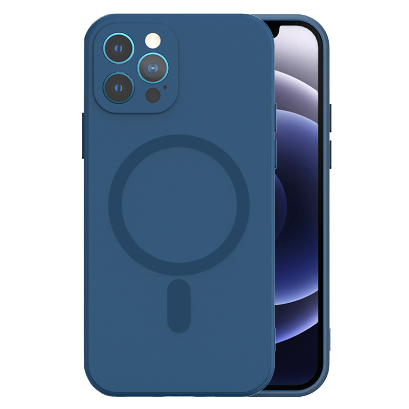 Levně TEL PROTECT MagSilikonové pouzdro pro Iphone 14 Pro Navy