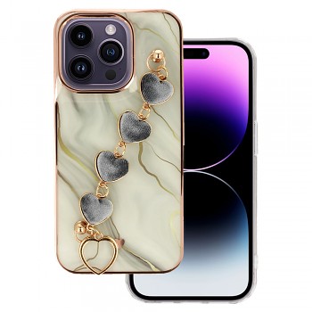 Trendové pouzdro pro Iphone 14 Plus design 1 bílé