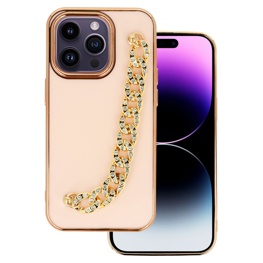 Levně Trendové pouzdro pro Iphone 14 Pro Max design 4 light pink