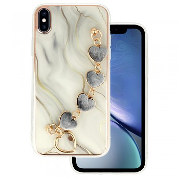 Trendové pouzdro pro Iphone X/XS design 1 bílé